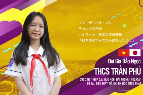 Trường THCS Trần Phú với Đề tài "Điều thay đổi khi em học tiếng Nhật"